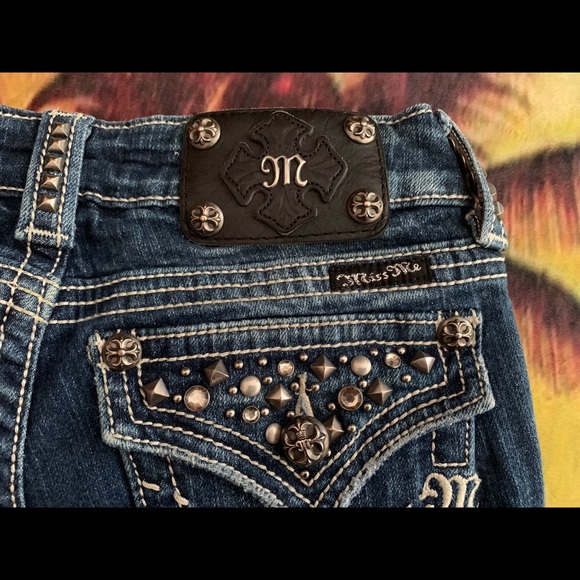 Miss Me Bootcut Denim Jeans Size 26 - Picture 10 of 11